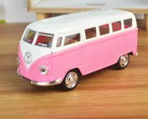 Volkswagen Clásico Combie Color Rosa Colección. 1/32