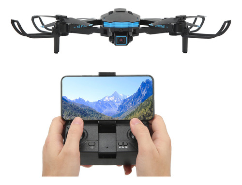 1 Drone X6 4k Con Cámara Dual Hd, Dron Óptico Para