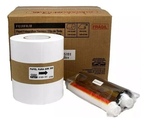 Kit Impresión 800 Copias 10x15 Y Ribbon Fujifilm Ask 300