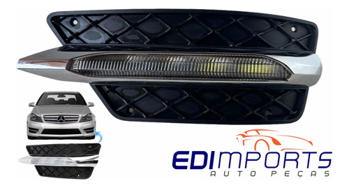 Milha Do Led Lado Esquerdo Mercedes Benz C180 C200 2013 2014