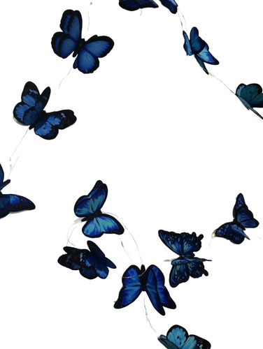Guirnalda Mariposas 3d Con Luz 3 Metros Color A Eleccion A Eleccion