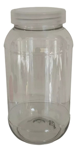 Envase Pet 750 Ml Transparente Tapa Blanca +sellos (100 Pzs)