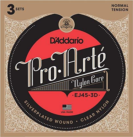 D 'addario Ej45 Pro-arte Cuerda Para Guitarra Clasica 3-pack