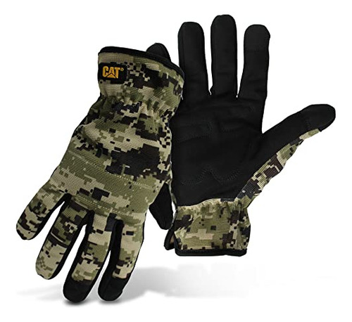 Guantes Cat Cat012270 Táctiles Xl, Diseño De Camuflaje Digit
