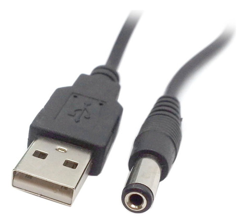 Jser Usb 2.0a Tipo Macho A 5,5x 2,5mm Dc 5v Power Plug Barri