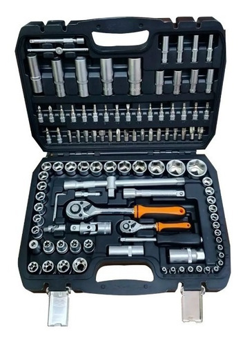 Set Juego Tubos Combinados Maletin 108pz Lusqtoff Set108lq