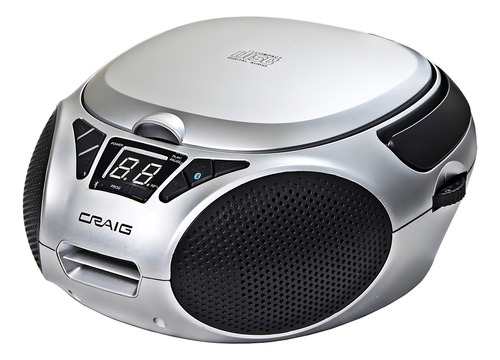 Craig Cd6925bt - Radiograbador Digital Bluetooth Plata