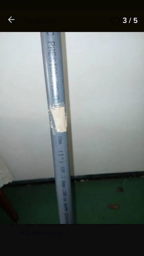 Tubo Pvc De 1 Pulgada