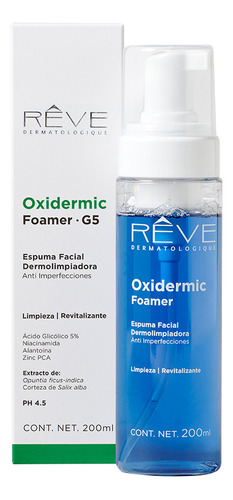 Oxidermic G5 Espuma Dermolimpiadora 200ml Reve