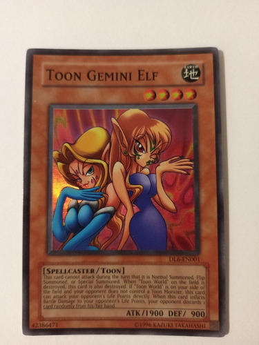 Toon Gemini Elf  - Super Rare    Dl6