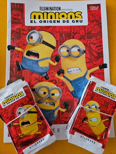 Album + 50 Sobres- Minions