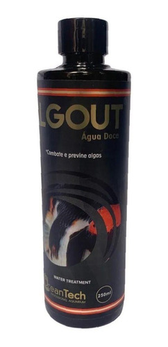 Algout 250ml (trata Até 2500 L) Algicida Para Aquários