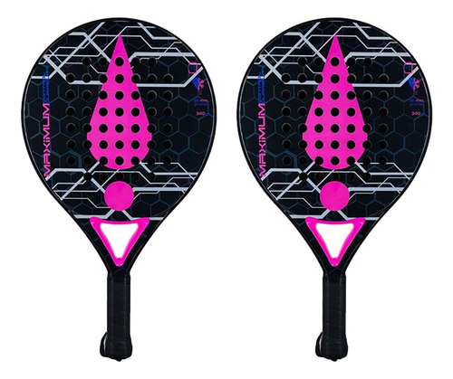 Combo Dos Palas Pádel Bravo! Lobo One Touch 2023 12msi