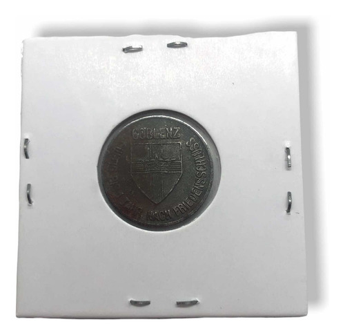 Wow Moneda Notgeld 10 Pfennig 1918 + 3 Timbres Hiperinflacio (Usado)