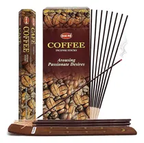 Comprar Incienso Hem Hexagonal 120 Varitas Café 