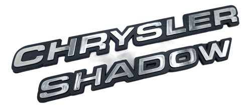 Emblemas Chrysler Shadow Letreros Cromados 