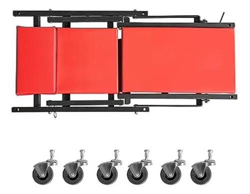 Creeper Automotriz Plegable Rolling, Movilidad Y Confort