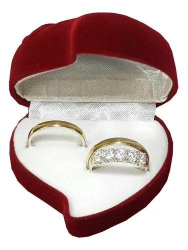 Combo Alianzas Plata 925 Y Oro 18k Cintillo Casamiento Boda