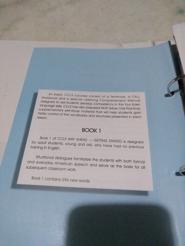 Ccaa-pasta -book 1,textbook 2 E Call Workbook 2 Com Cd P (Usado)