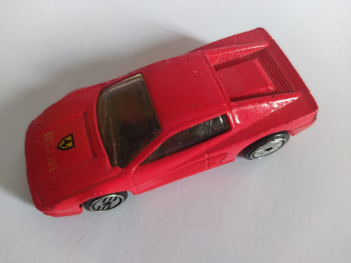 Hot Wheels Blue Card #35 Ferrari Testarossa Red Uh Wheels