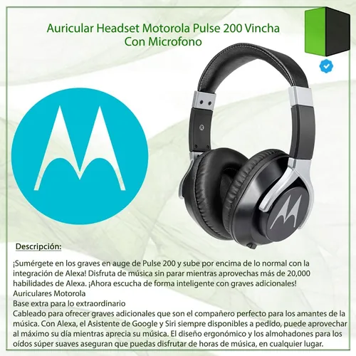 Auriculares motorola pulse 200 sale