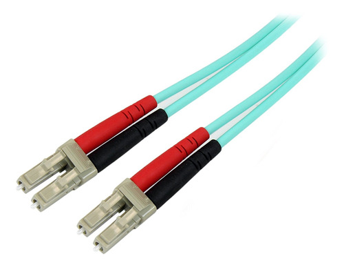 Cable De Fibra Óptica Startech Aqua Om4 Dulex Multimodo,