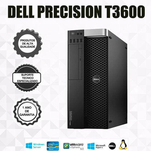Imagem 1 de 7 de Workstation Dell Precision T3600 /1x Six/ 16gb Ram/ 250gb Hd