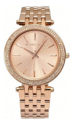 Reloj Michael Kors Darci Mk3192 Oro Rosa Dama Original Color del fondo Oro/Rosa