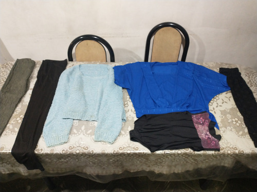 Lote De Ropa Ideal Feria Americana 57 Prendas Blanco (Usado)