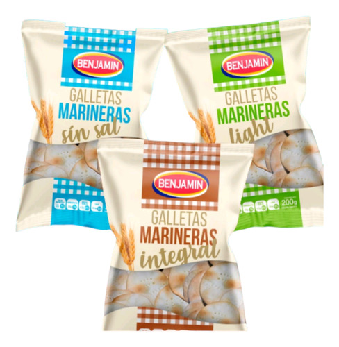 Galletas Marineras Benjamin Azucarada 12 X 300gr