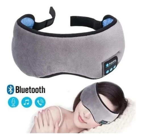 Tapa Olho Máscara Dormir Fone Ouvido Bluetooth Confortável