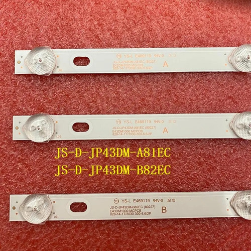 Tira Led Para Tv Cyberlux 43a500
