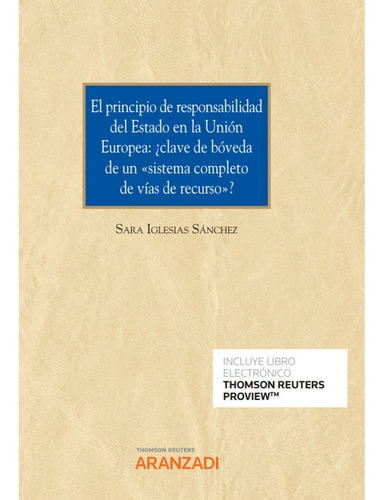 El Principio De Responsabilidad Del Estadoeuropea -   - *