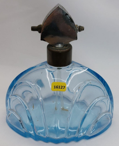 16127 Antigo Perfumeiro Cristal Azul