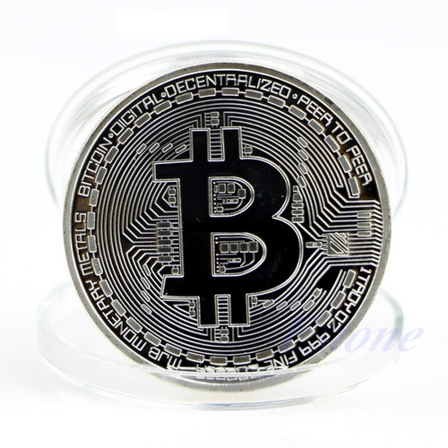 Moneda Bitcoin Física Colección Conmemorativa