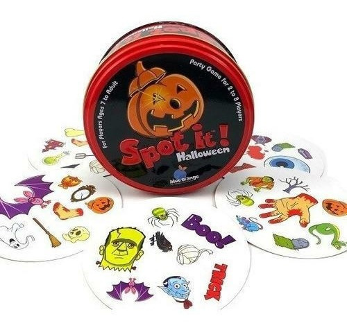 Spot It! Halloween, Juego De Cartas De Agilidad