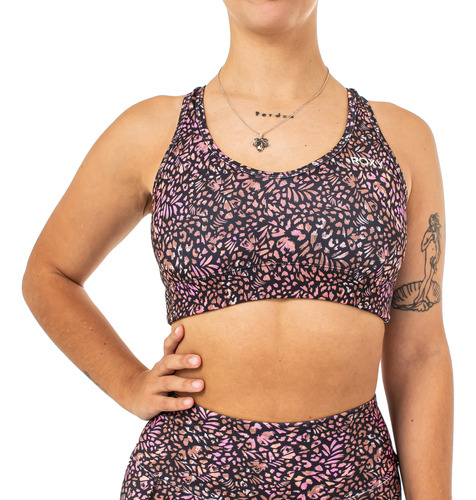 Top Heart In To It Printed B (neg) Roxy