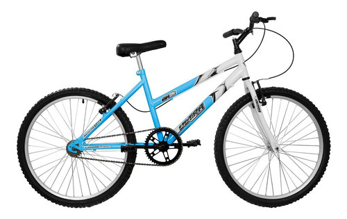 Bicicleta Mountain Bike Aro 24 Ultra Bikes Feminina Azul Cor Azul Bebe E Branco