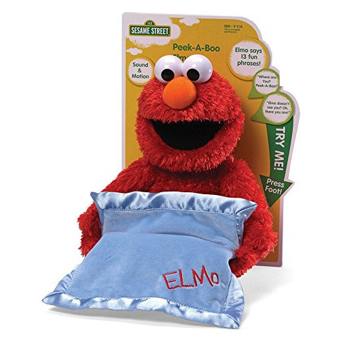 Barrio Sésamo Peek Boo Elmo Animado 15  Peluche