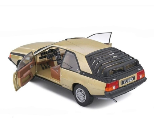 Especial Escala 1/18 ! Renault Fuego Turbo Francesa 35 Cm L. Couler Or