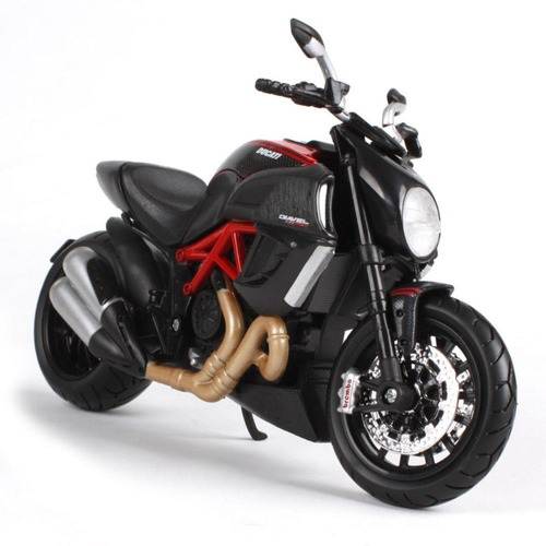 Miniatura Moto Ducati Diavel Cruiser Multistrada 1:12 Led