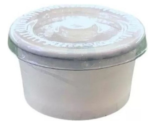 50 Potes Papel Biodegradável Sorvete E Açaí 50 Ml C/ Tampa