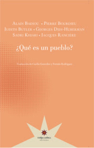 ¿que Es Un Pueblo? - Varios Autores