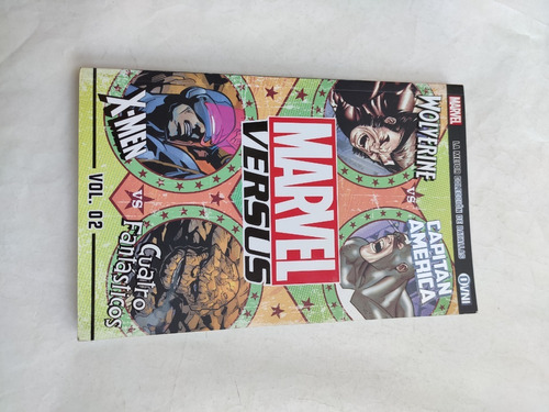 Marvel Versus Vol 2 Wolverine Vs Capitan America Xmen 4 Fant