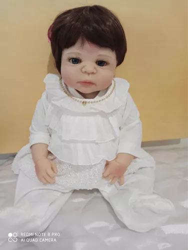 NPKCollection Bebe Reborn Gemeos Lifelike Silicone Reborn Baby Doll 22inch  Boneca Reborn Dolls for Girls Juguetes