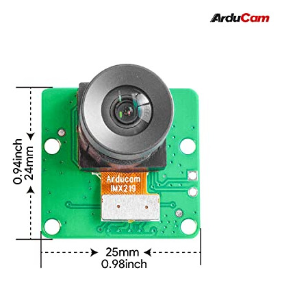 Módulo De Cámara Arducam Imx219 De 8 Megapíxeles Para Raspbe