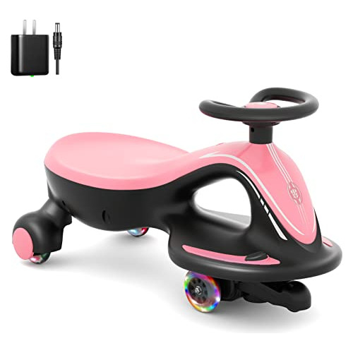 Electric Wiggle Car Ride On Toy, 2 In 1 Wiggle Car Rech...