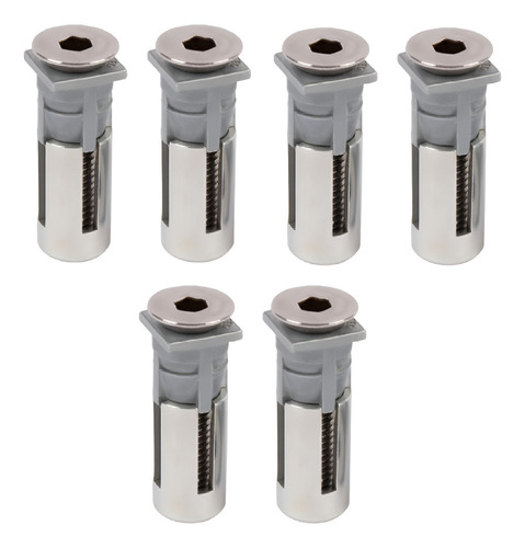 6 Perno Inoxidable C/ Tornillo M8x40mm Puerta Locinox