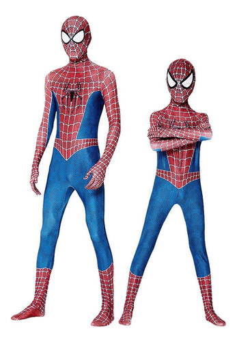 Disfraz De Spiderman Cosplay Del Traje Para Adultos Niños