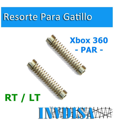 Resorte Para Gatillo Rt/lt Control Xbox 360 (par)